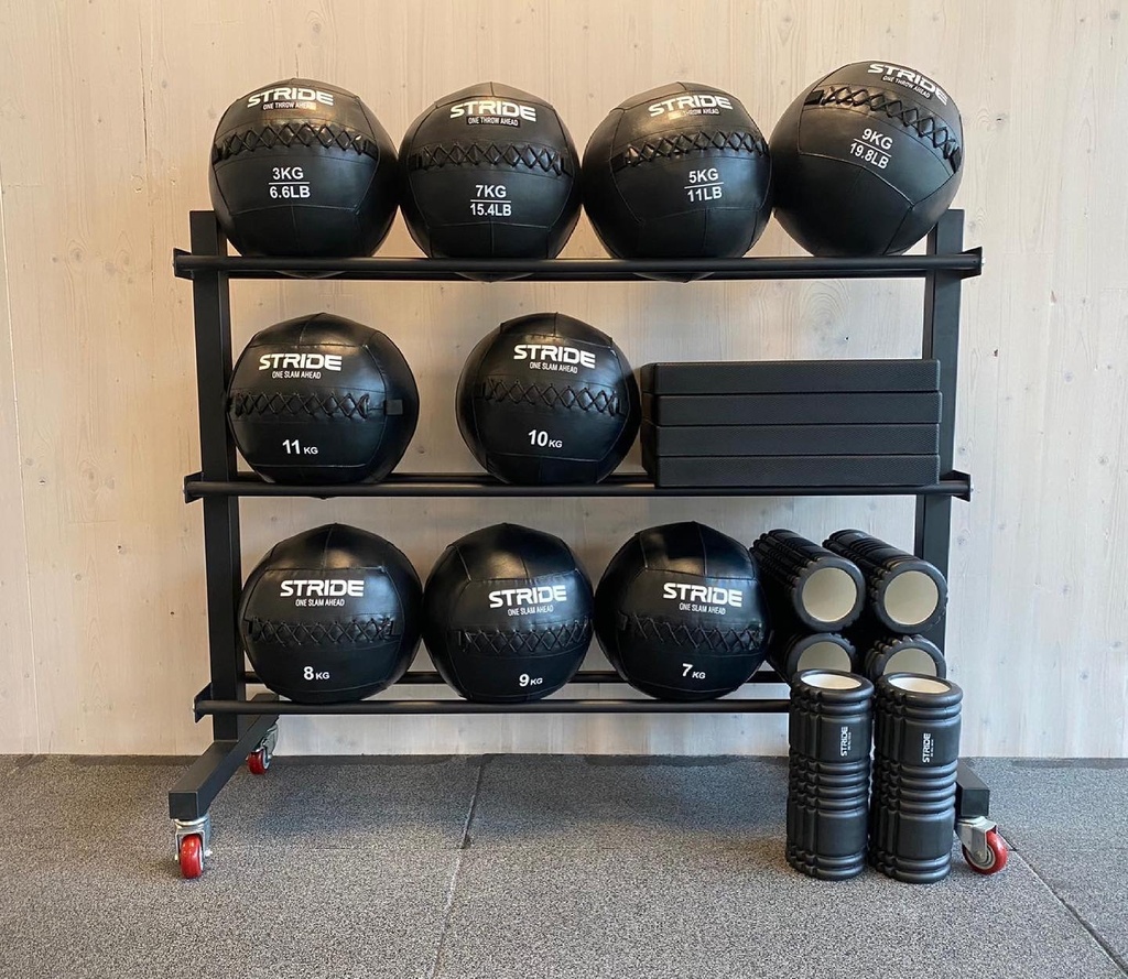 High Quality Stride Rollable Medicine Ball Rack